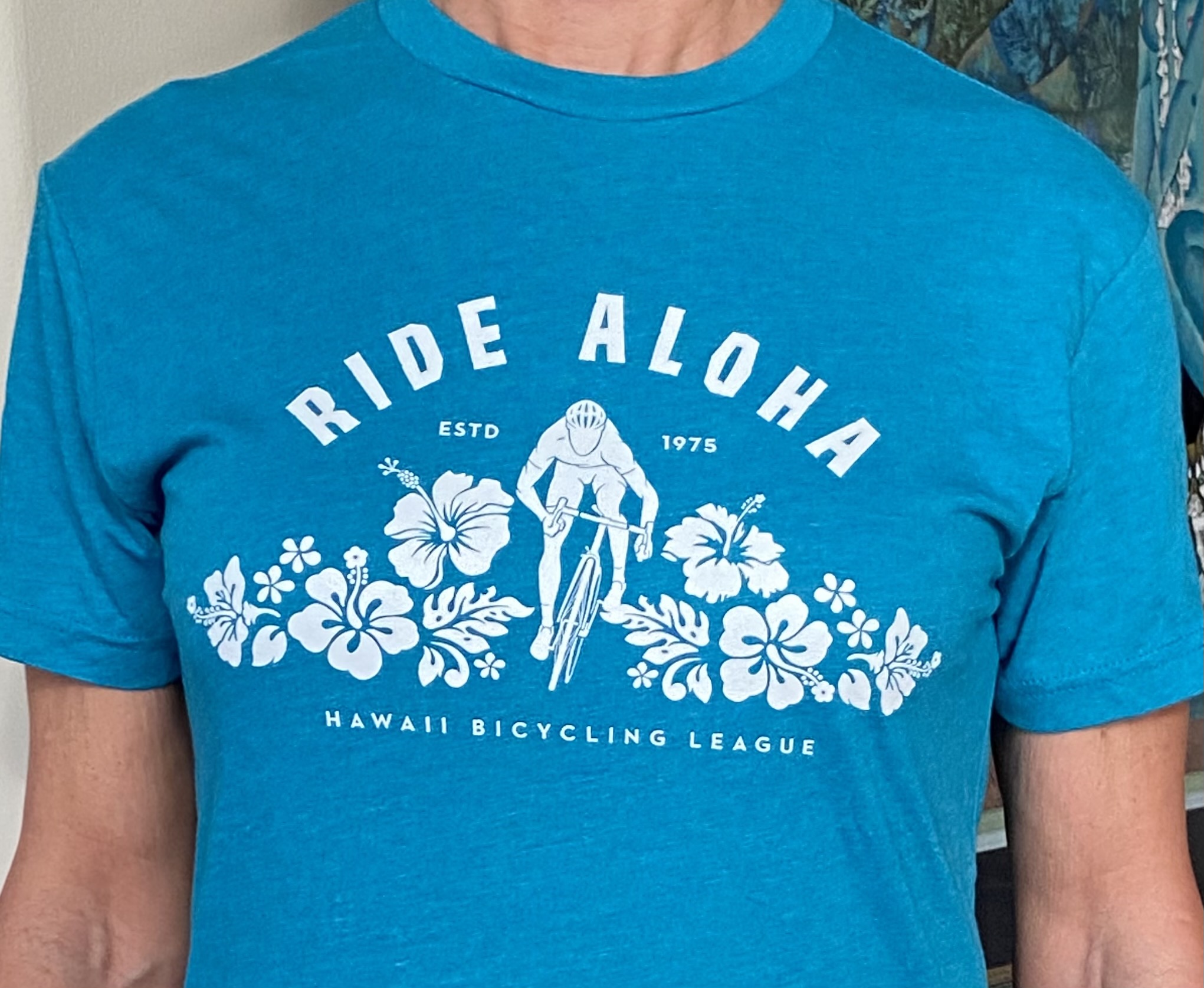 Spytte Konflikt Picket Ride Aloha T-shirt - Hawaii Bicycling League