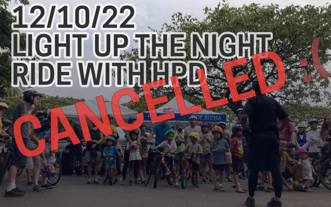 Light Up the Night Ride with HPD 2022
