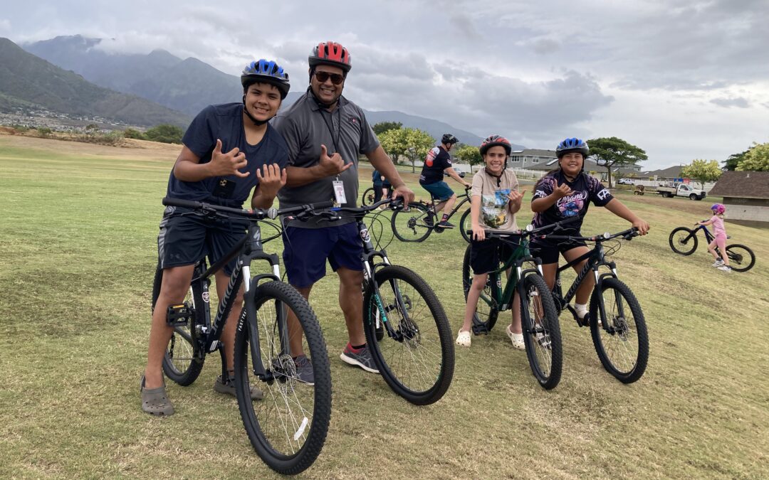 On Maui With KVIBE for 2025 Youth Bike Workshop and Ride