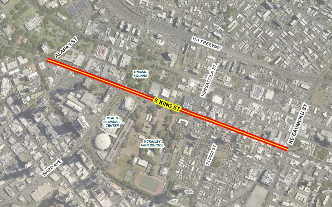 S. King St. Repavement Project: Sept. – Dec. 2025
