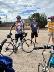 Harris County Commissioner for Precinct One, Rodney Ellis (pictured here with his bike)